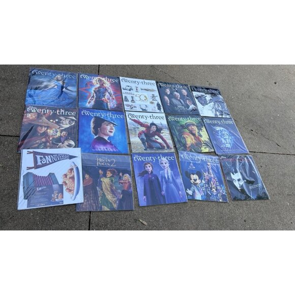 14 Disney Twenty-Three D23 Magazine Gold Members Lot Cinderella Magnificent - Picture 4 of 10